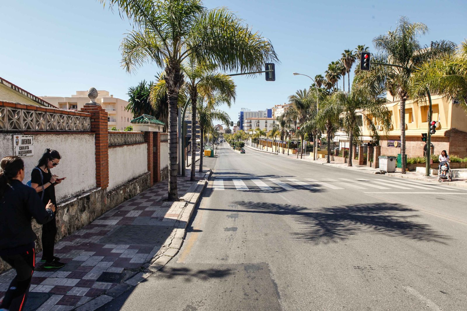 La avenida Carlota Alessandri.