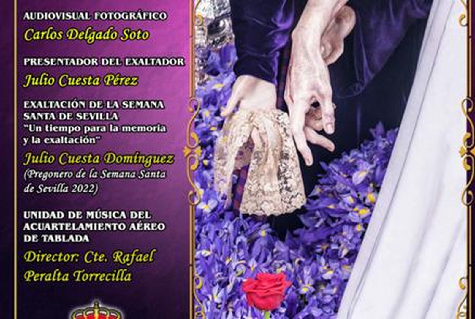 Durante el acto se interpretarán varias marchas procesionales