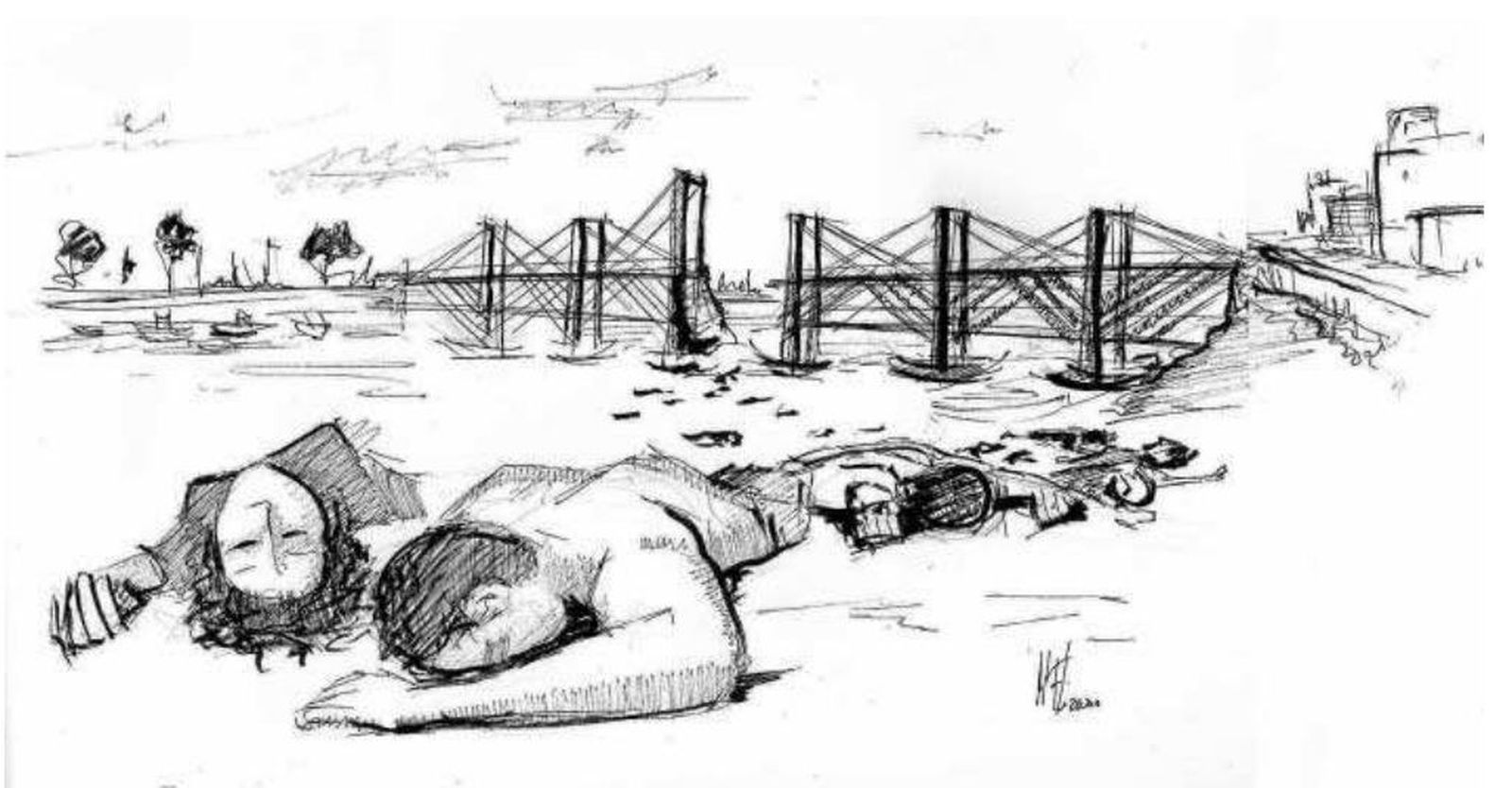 Ilustración realizada por María Fernández Lizaso para la sección 'El Orden de los tiempos', en 2011.