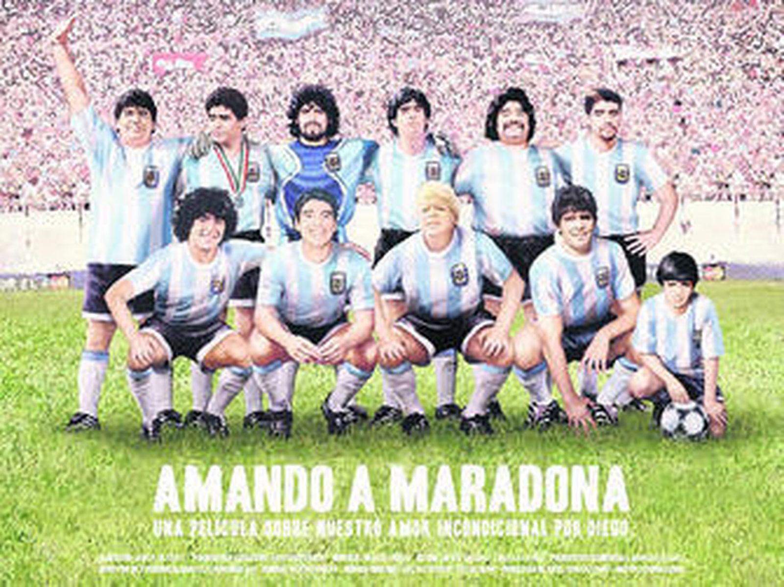 Imagen promocional del documental 'Amando a Maradona', de Javier Martín Vázquez.