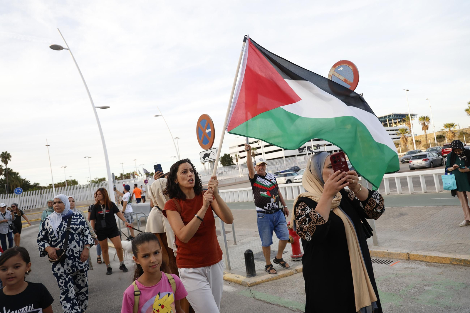 Las fotos de la marcha de apoyo a Palestina en Algeciras