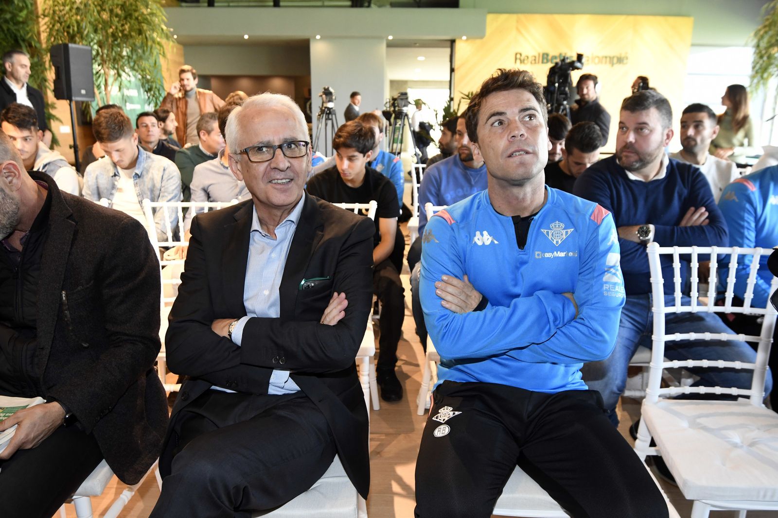 Federico Martínez Feria, en un acto reciente en el Betis.