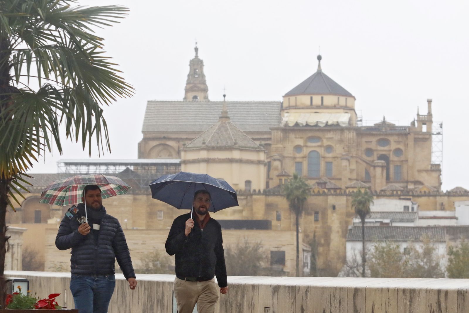 Un día de Navidad en Córdoba pasado por agua, en fotografías