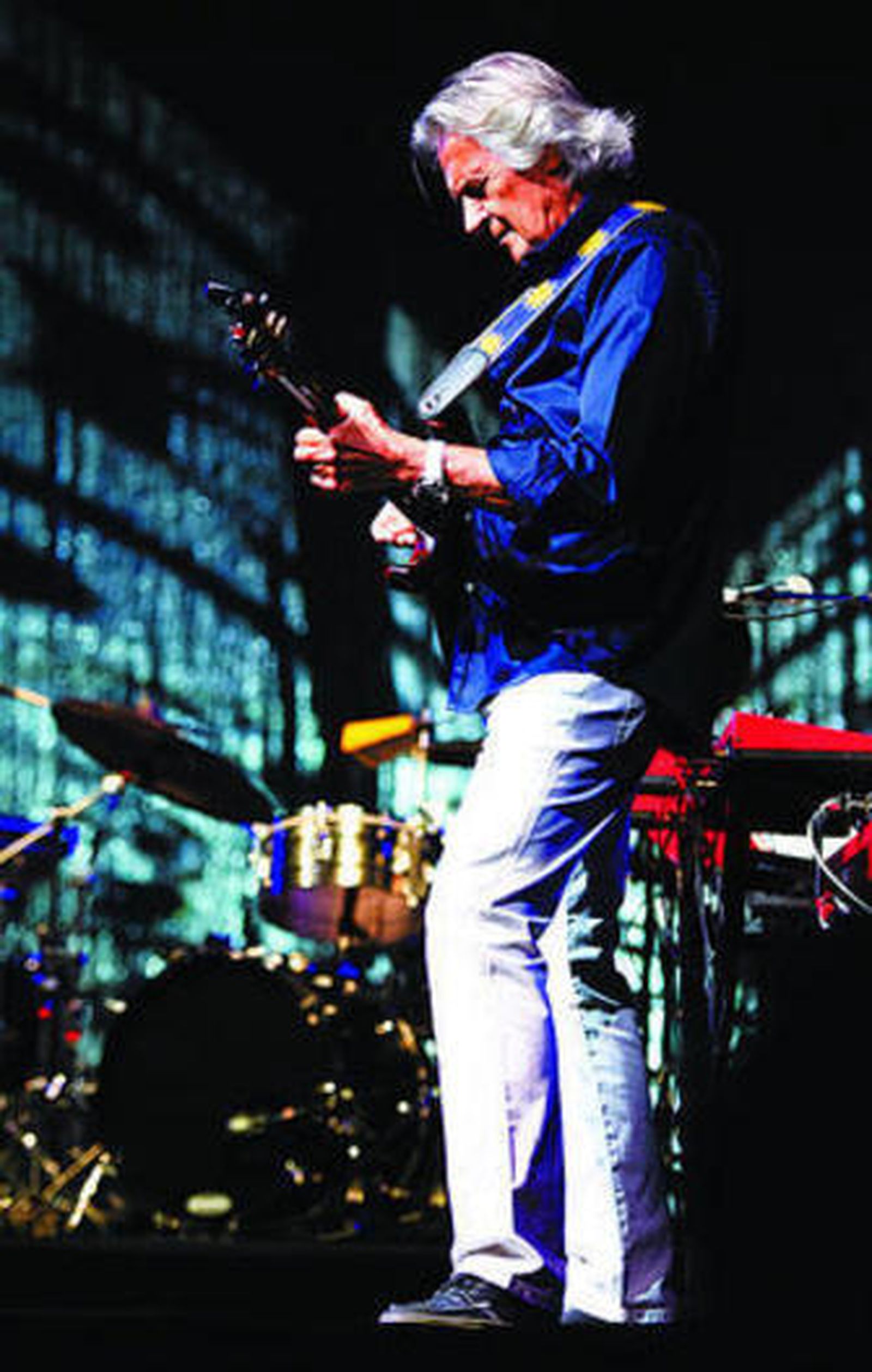 John McLaughlin hace dos semanas en el Festival de Jazz de Montreal.