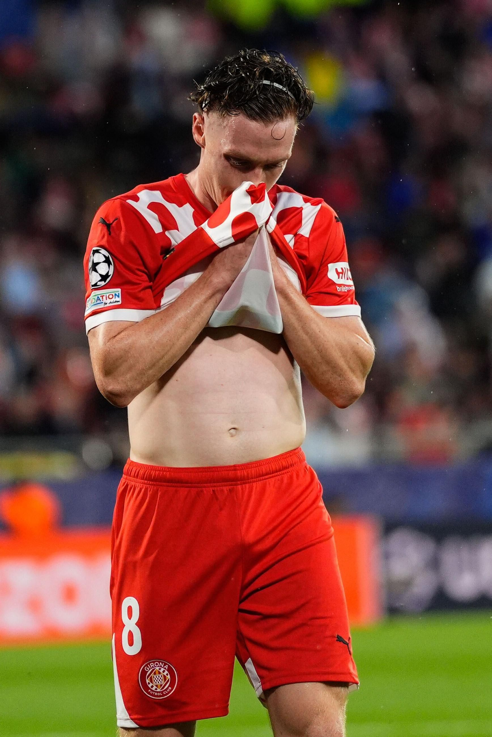 El Girona-Feyenoord de la Champions League, en fotos