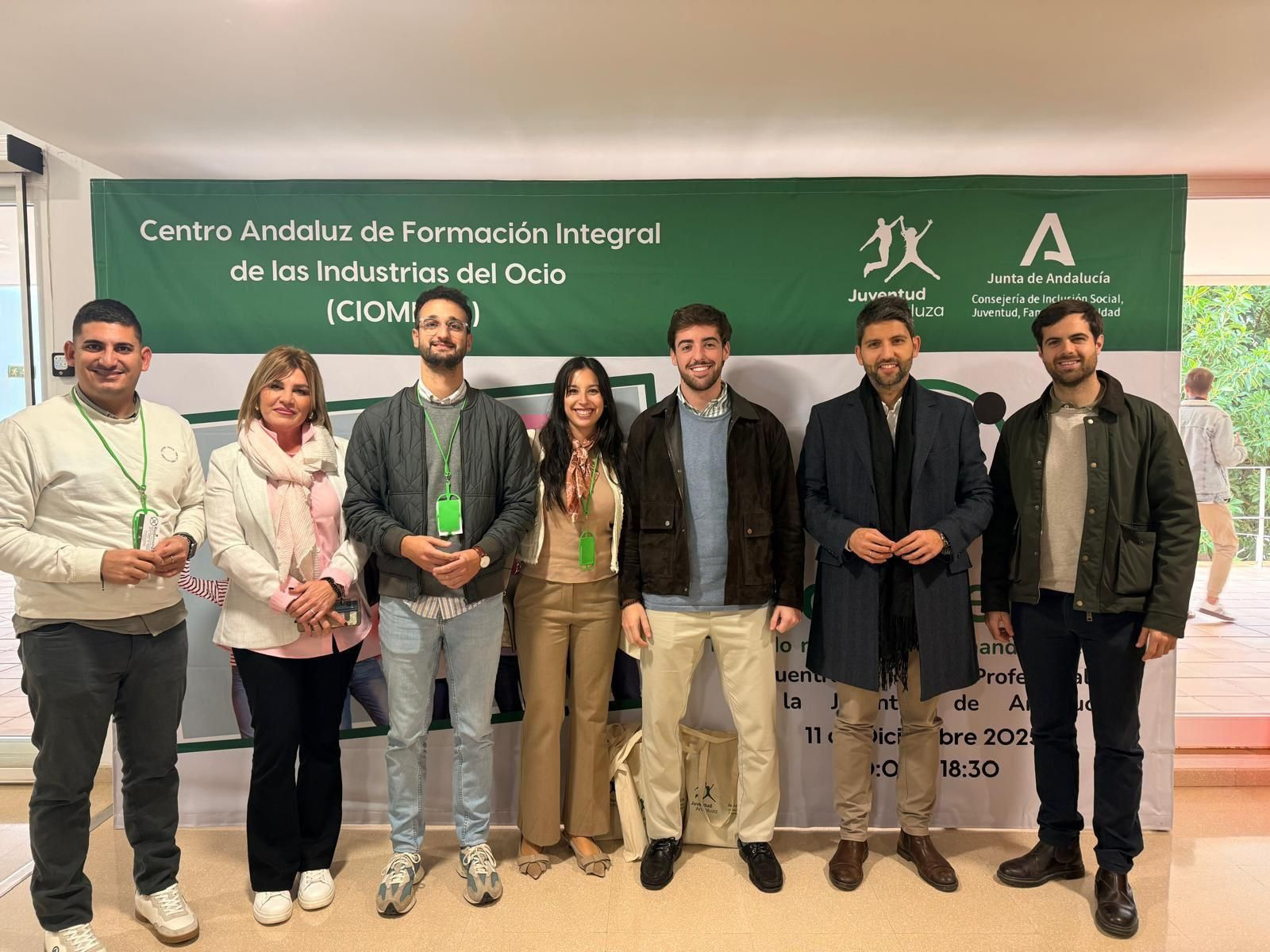 Javier Rodríguez en el I Encuentro Regional de Profesionales  de la Juventud de Andalucía ‘RedJoven 25’.