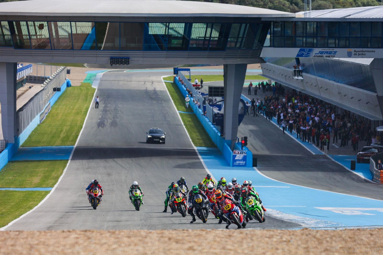 Imágenes de la primera cita del ESBK en el Circuito de Jerez