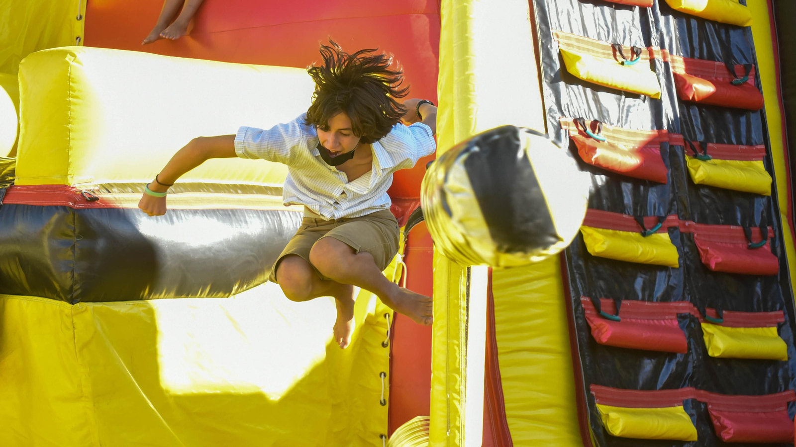 Las fotos de una tarde en un universo de atracciones en Tarifa