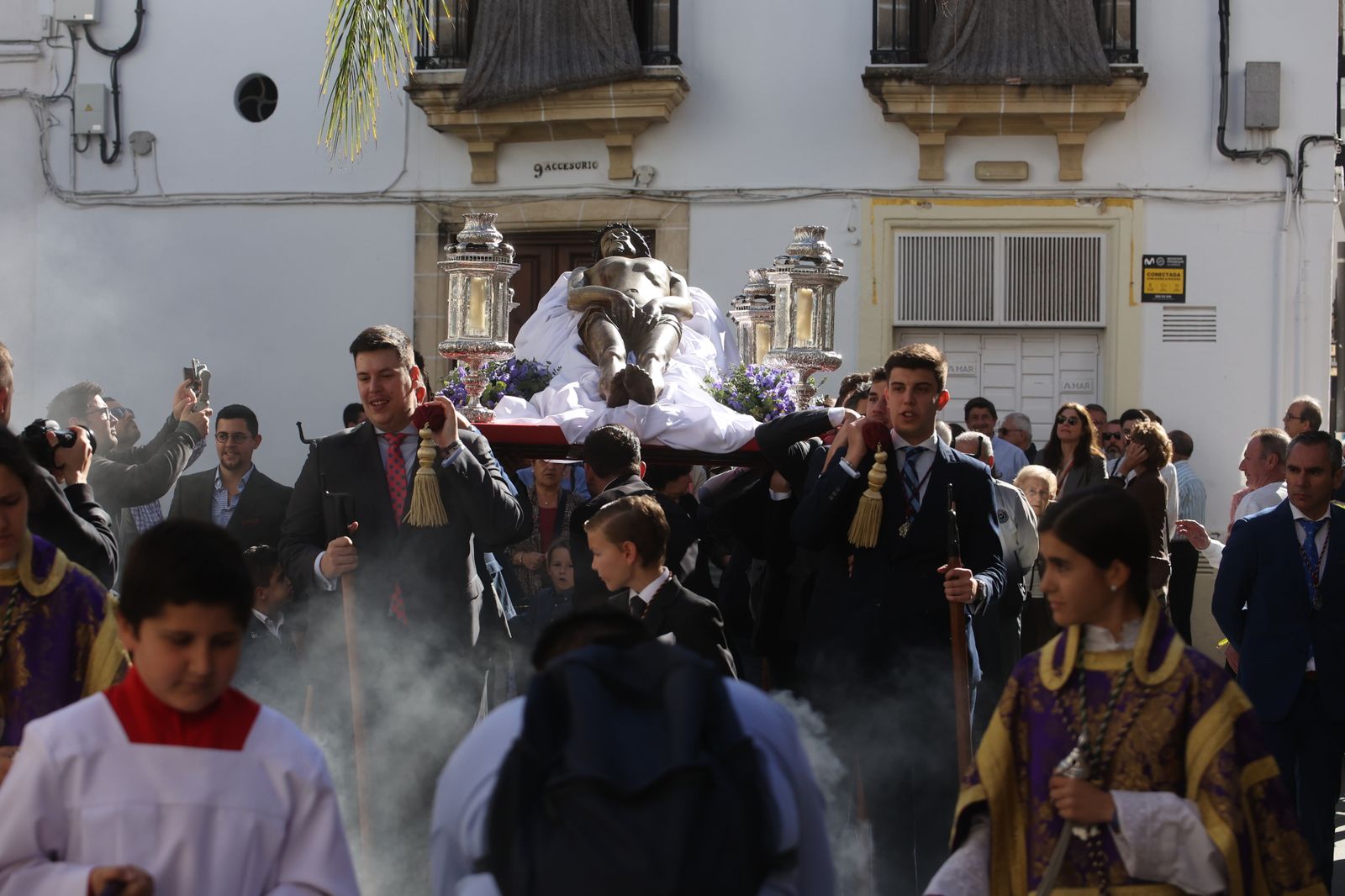 Salida del Cristo del Aguas para pedir lluvias