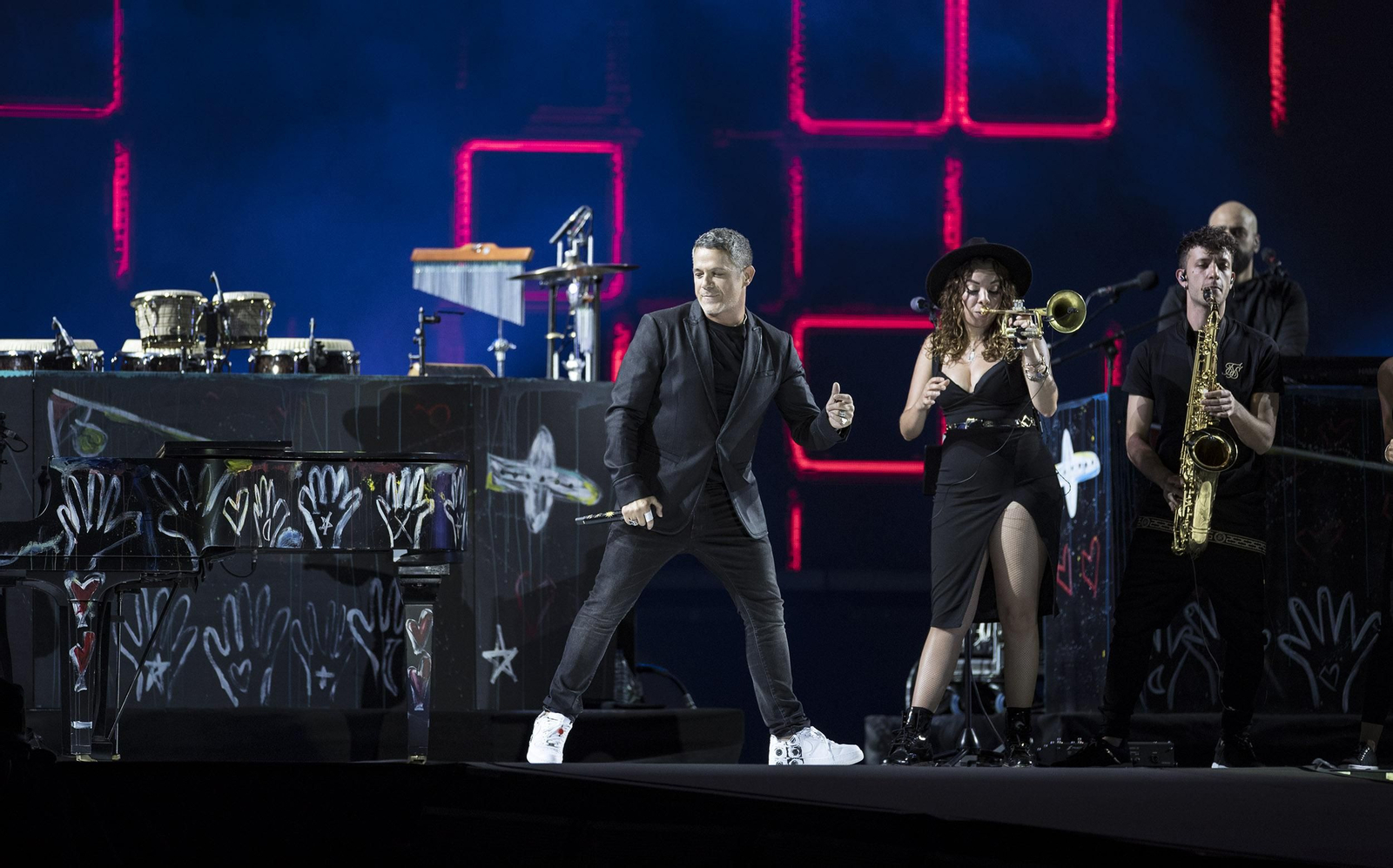 Las imágenes del concierto de Alejandro Sanz