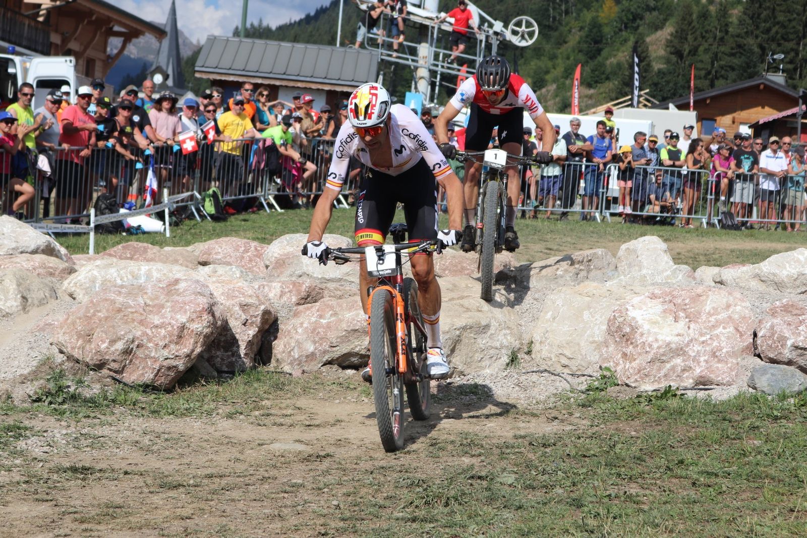 David Valero en una prueba del Mundial.