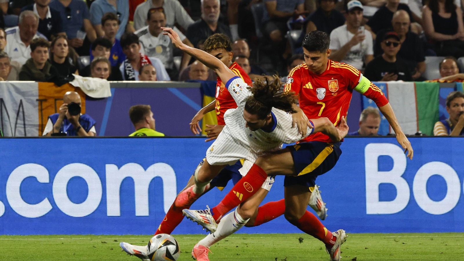 Las mejores imágenes del España - Francia
