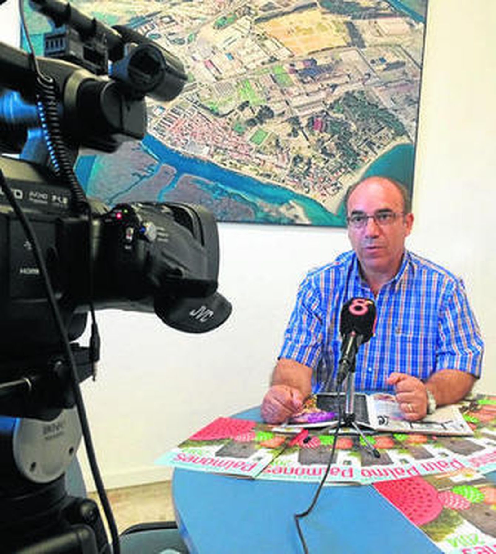 El concejal José Antonio Gómez presenta el programa de la feria, ayer.
