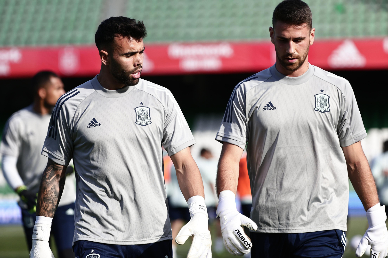 Las imágenes de la selección española en Sevilla