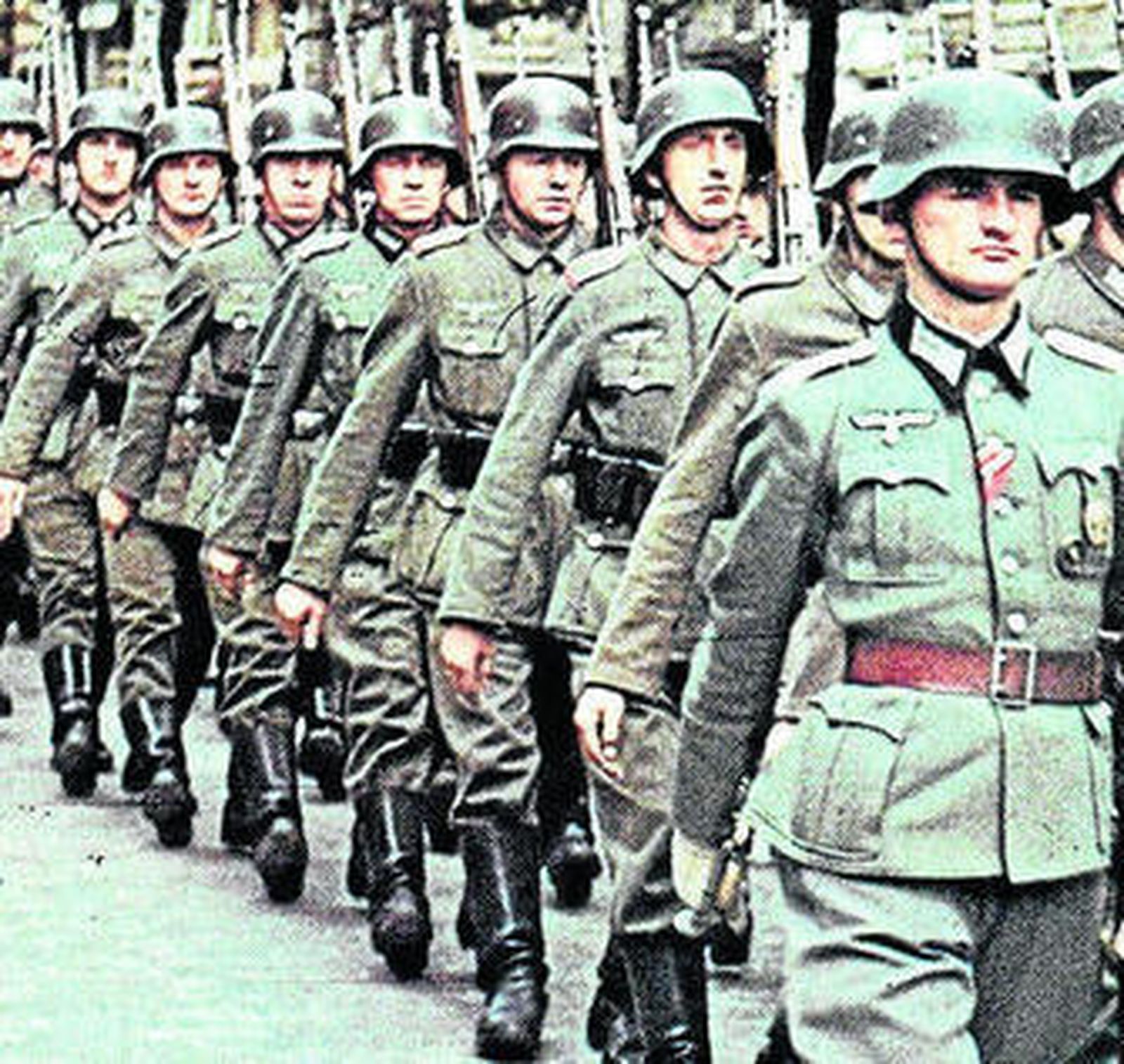 Tropas nazis en una ciudad polaca en los primeros compases de la guerra.