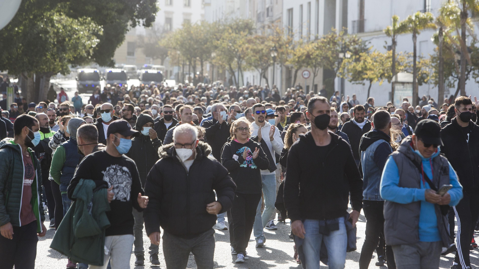 Las imágenes de la cuarta jornada de la huelga del metal Las imágenes de la cuarta jornada de la huelga del metal