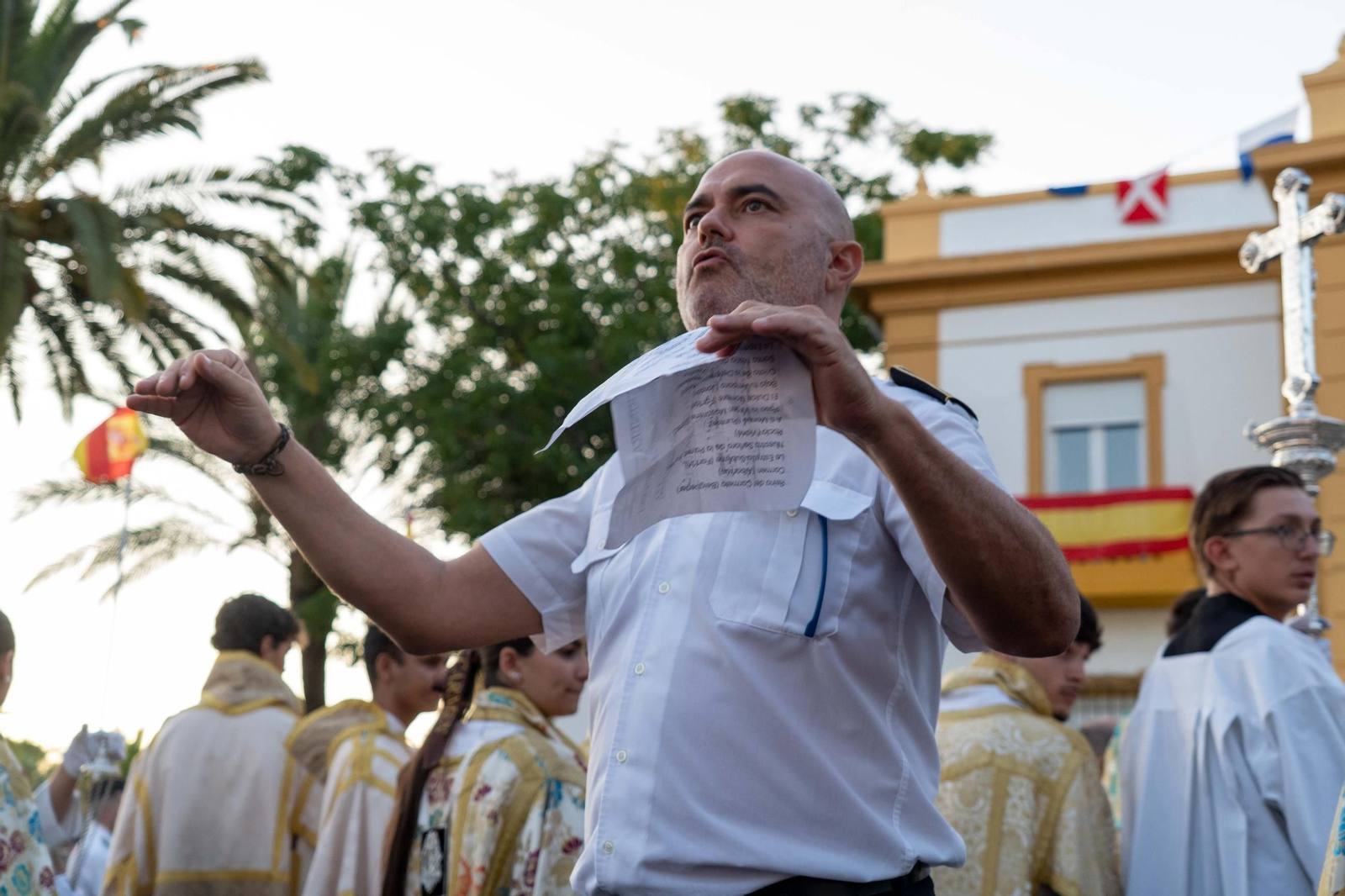 Imágenes de la procesión La Virgen del Carmen por las calles de Huelva