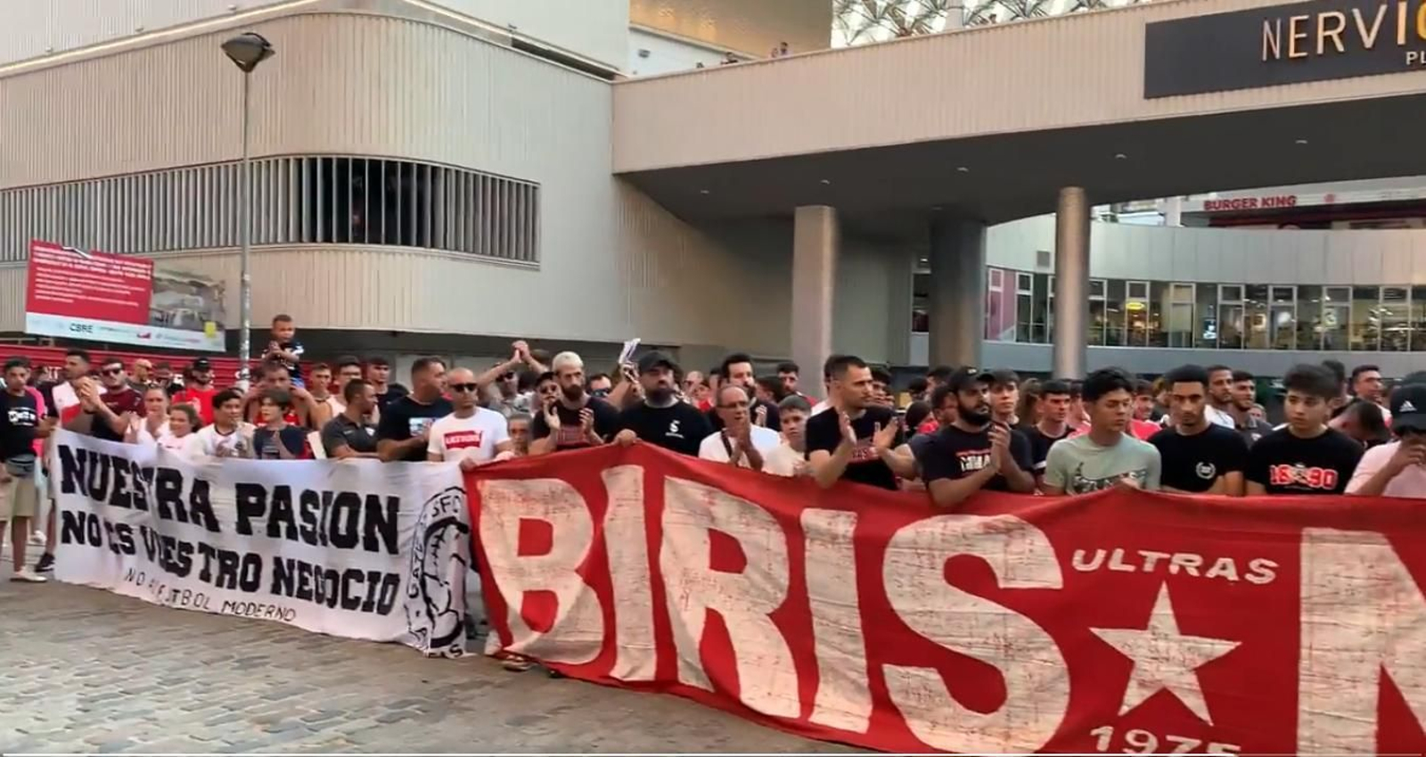 Una imagen de la concentración.