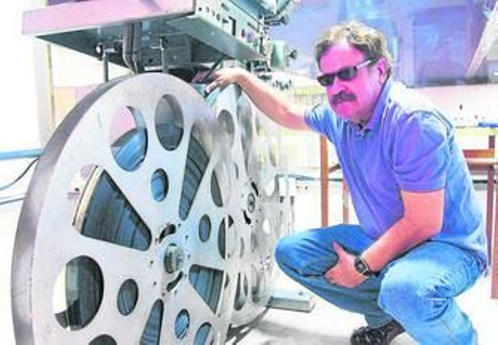 Manuel Gómez, programador y alma de la Cinemateca, en una imagen de archivo.