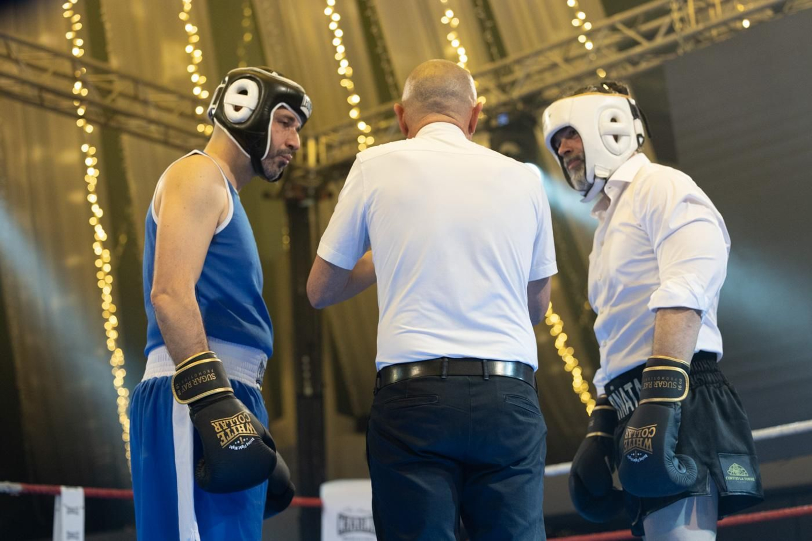 El boxeo solidario de la VI velada White Collar Boxing cautiva al público de Jaén