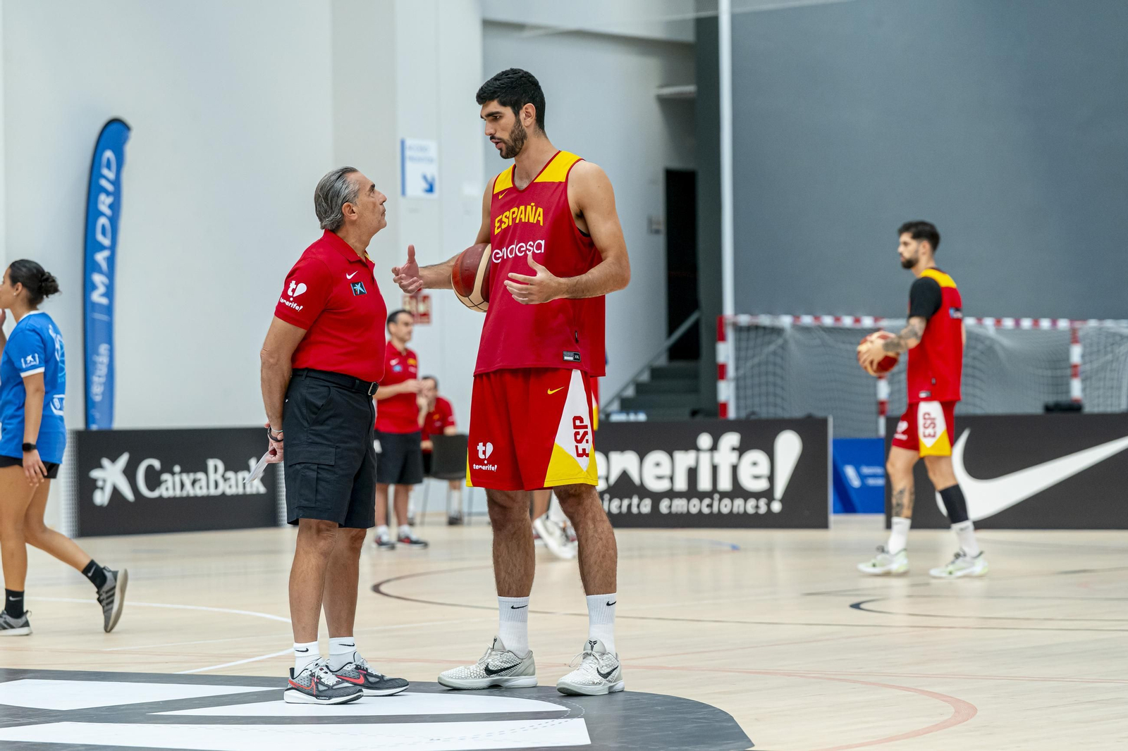 España acaba su trabajo en Madrid antes de venir a Málaga