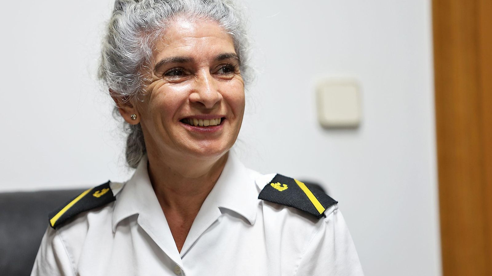 María Luisa Gómez Ponce, cabo primero destinada en la Ayudantía Naval de Ayamonte. María Luisa Gómez Ponce, cabo primero destinada en la Ayudantía Naval de Ayamonte.