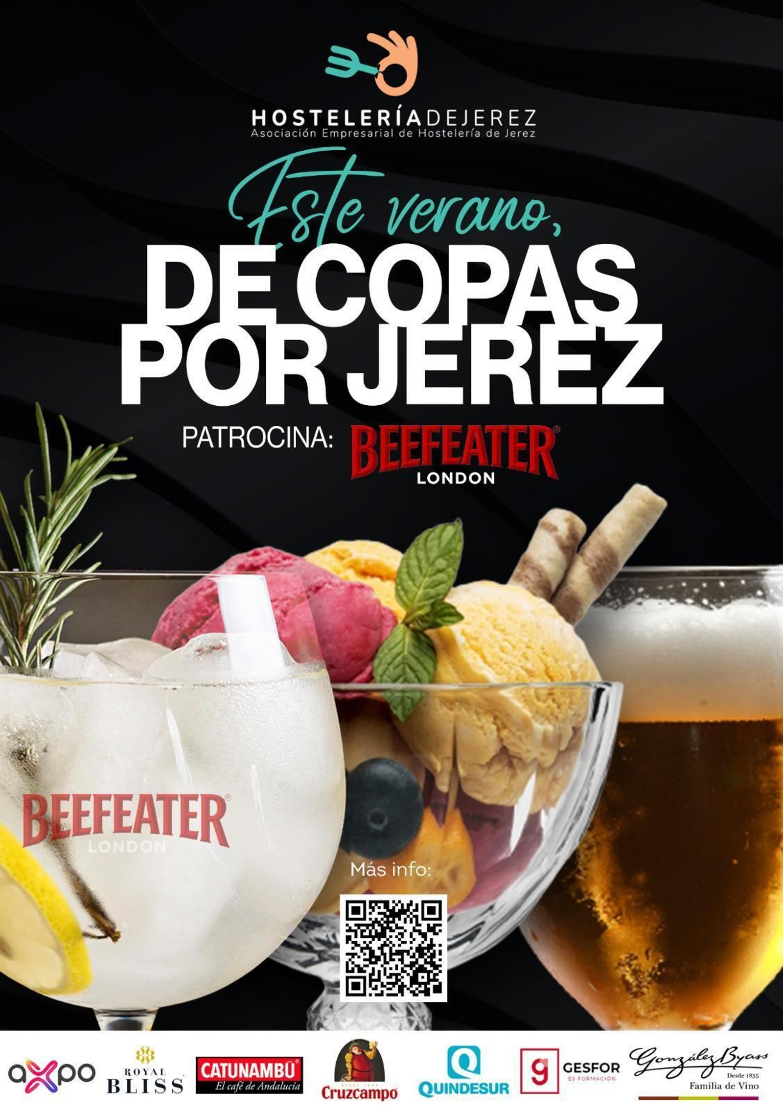 Detalle del cartel anunciador de la iniciativa de la Asociación Hostelería de Jerez.