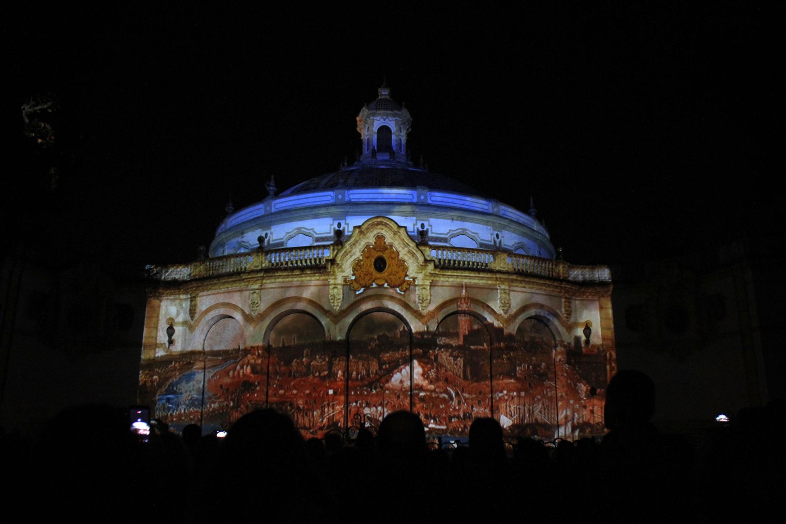 El 'mapping' de Murillo en el Casino de la Exposición