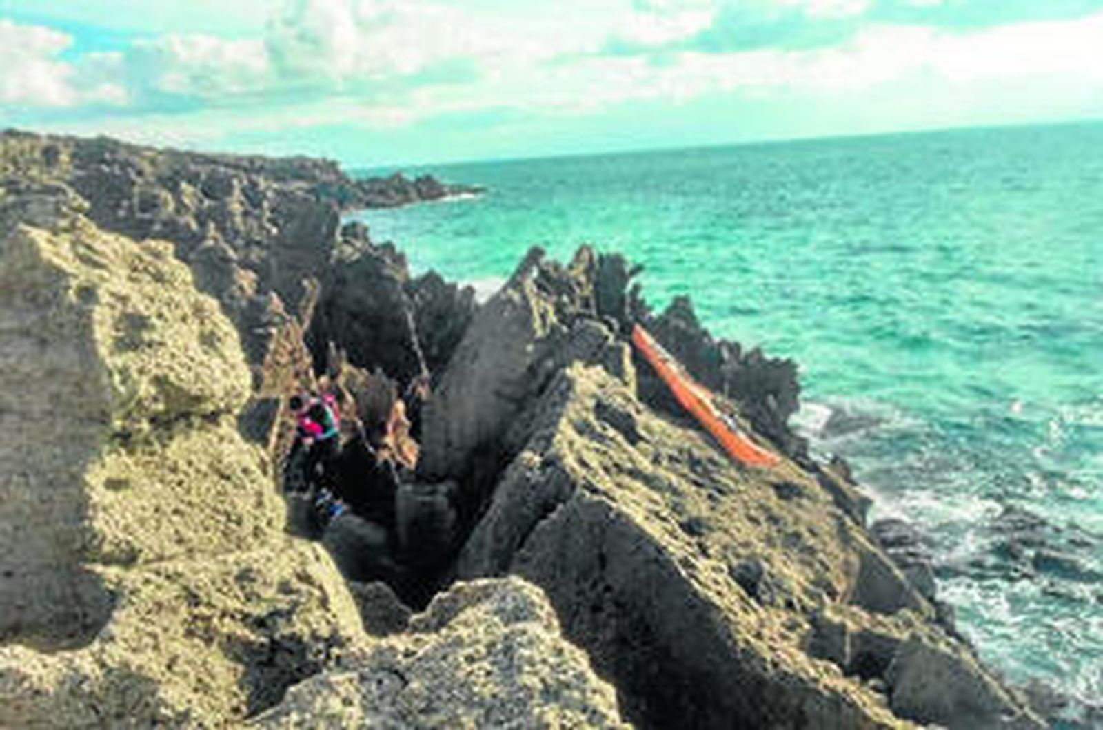 Imagen del rescate en Bolonia, el pasado sábado.