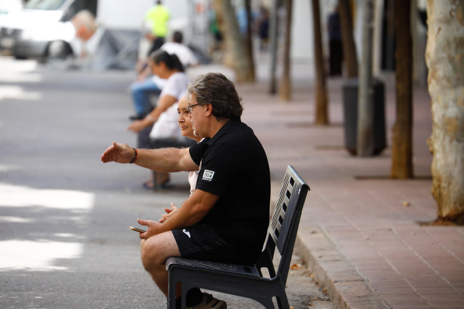 Ambiente en la avenida de Barcelona