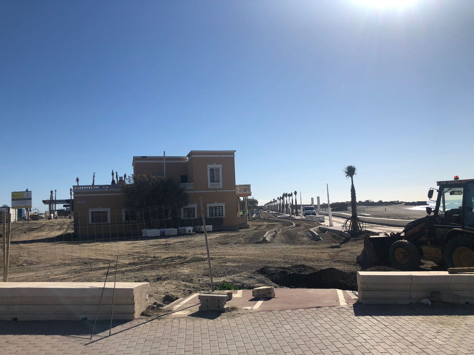 Obras de ampliación del paseo marítimo