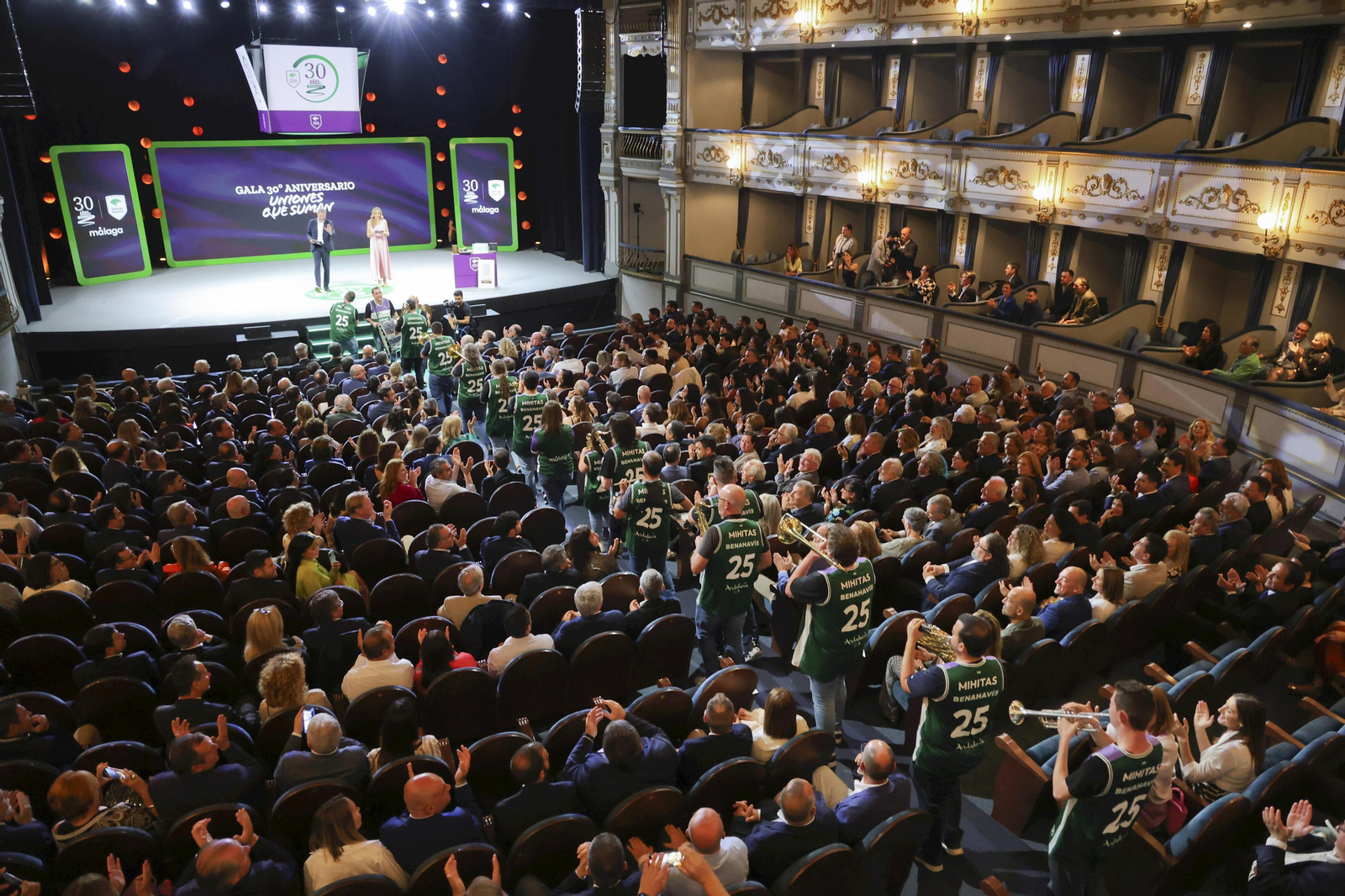 La gala del 30 aniversario de la unión Caja de Ronda-Maristas, en fotos