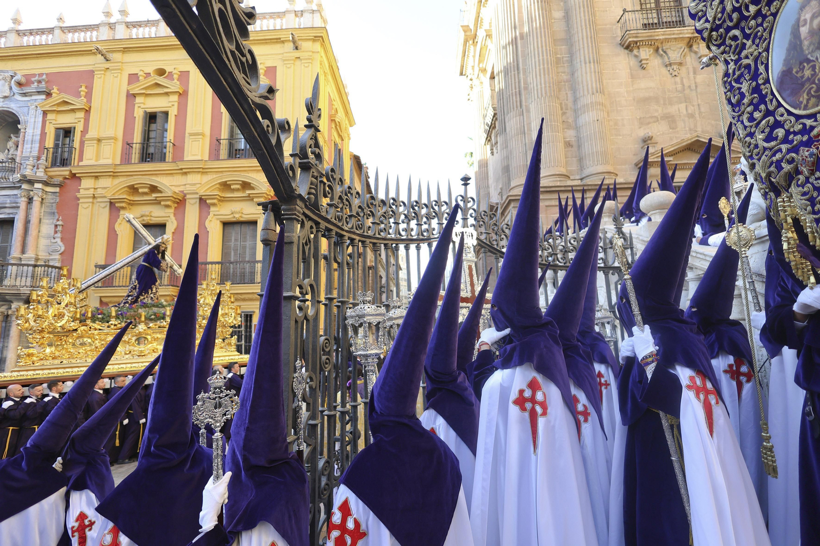El Rico, en su procesión del Miércoles Santo en Málaga El Rico, en su procesión del Miércoles Santo en Málaga