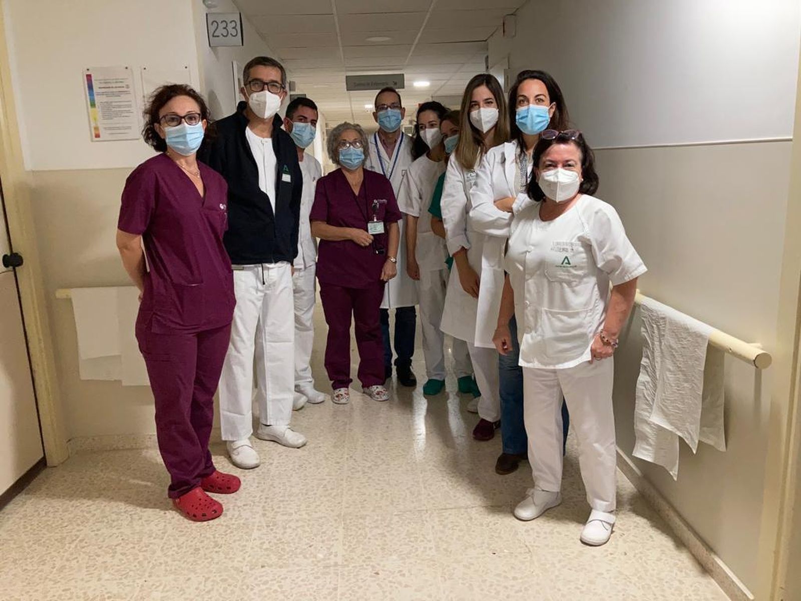 Integrantes de la Unidad de Neumologogía y Alergología del área sanitaria de Jerez.