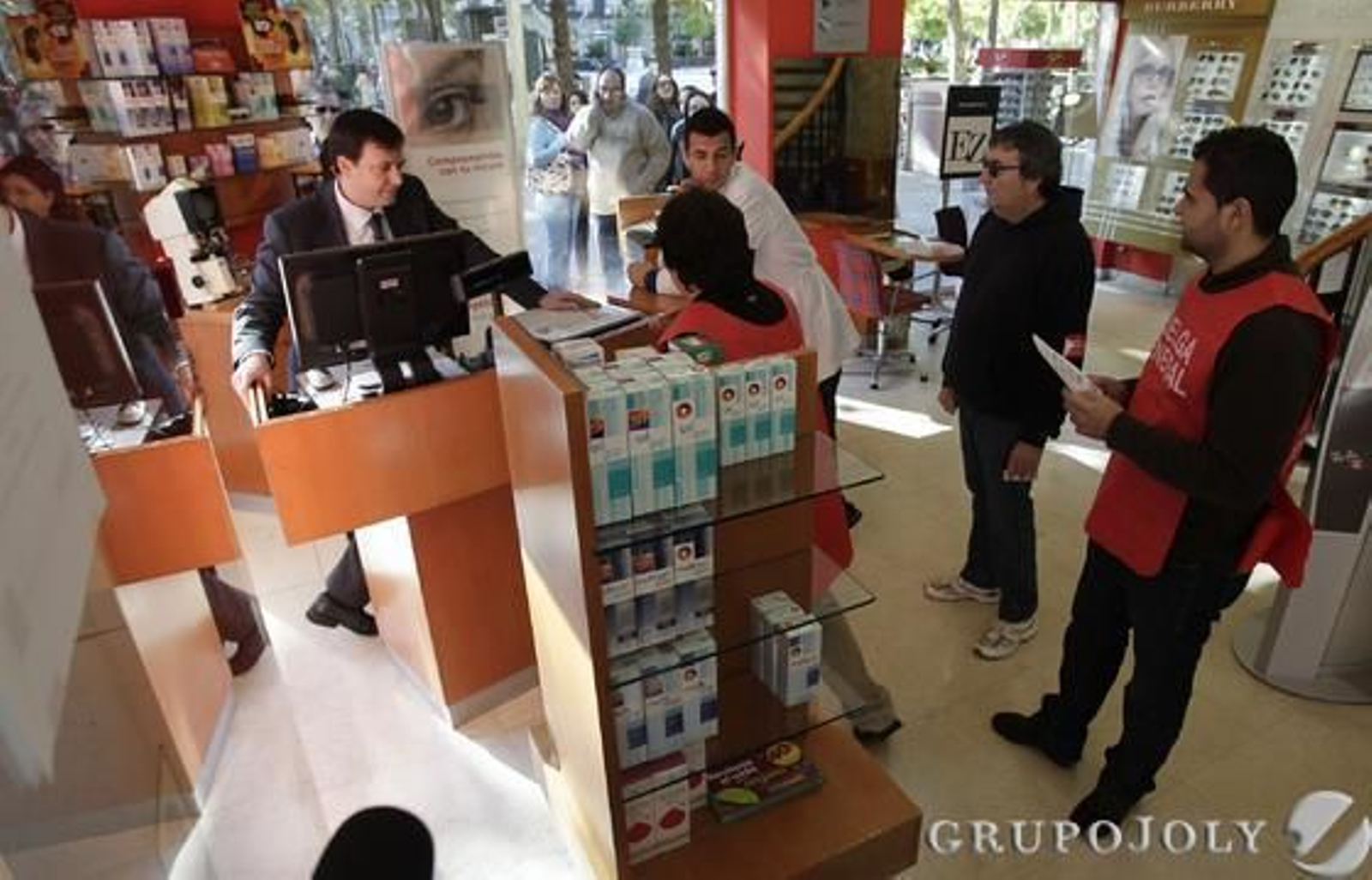 La huelga en el centro. 

Foto: Antonio Pizarro