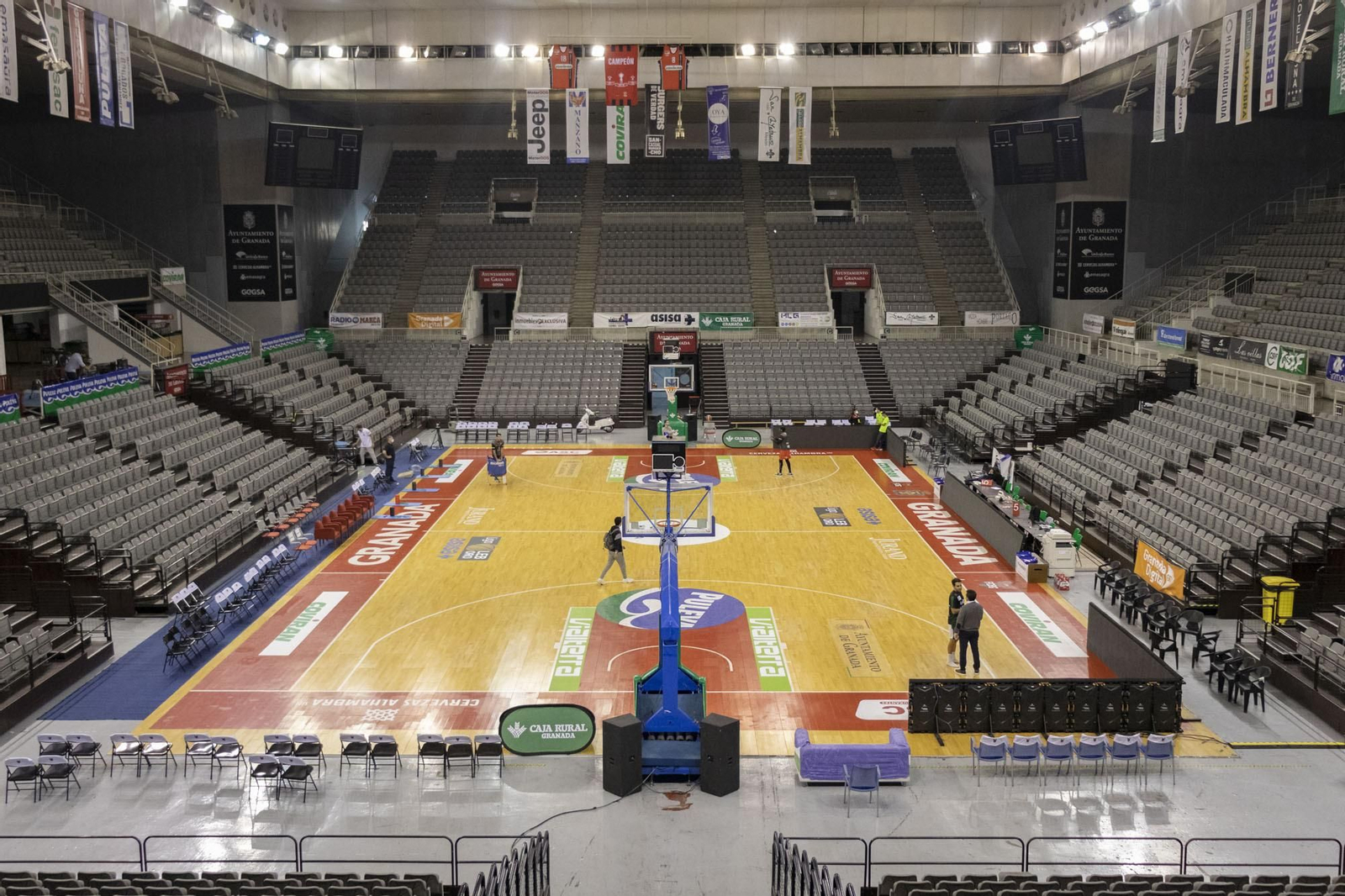 El Palacio de Deportes será ampliado con motivo de la Copa del Rey.