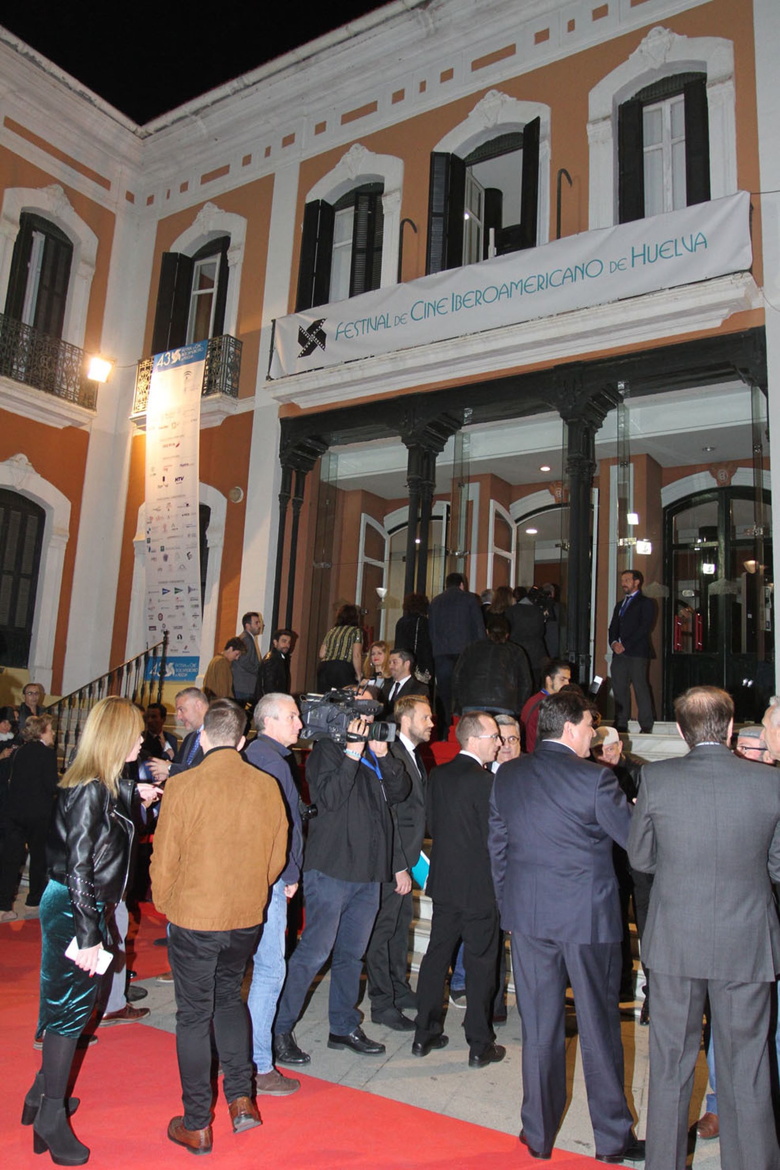 Gala inaugural de la 43 edición del Festival de cine Iberoamericano de Huelva.