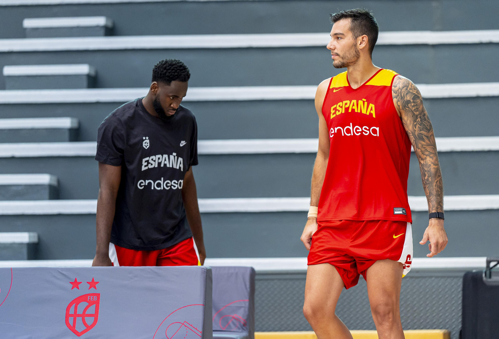 España vuelve a trabajar en Madrid con Alberto Díaz y Yankuba Sima España vuelve a trabajar en Madrid con Alberto Díaz y Yankuba Sima