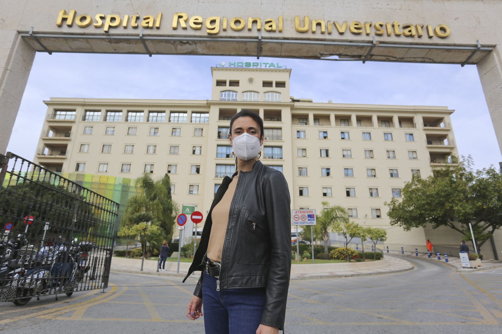 Raquel Romo, enfermera en las Urgencias del Hospital Regional de Málaga.