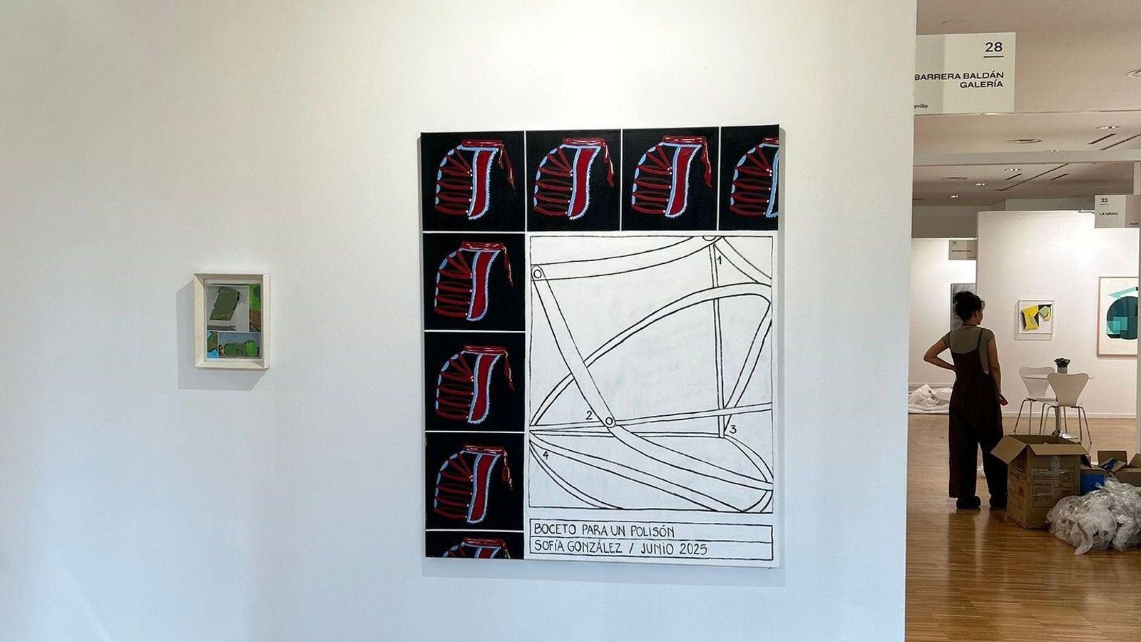 Otra perspectiva del stand de  Barrera Baldam.