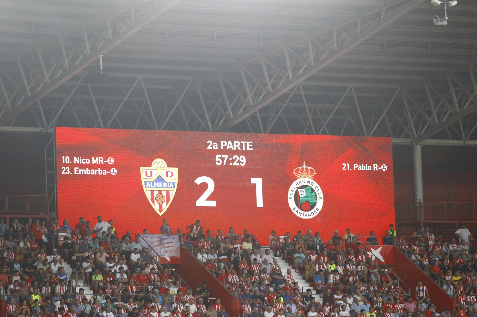 Las mejores fotos del partido U.D. Almería-Racing de Santander