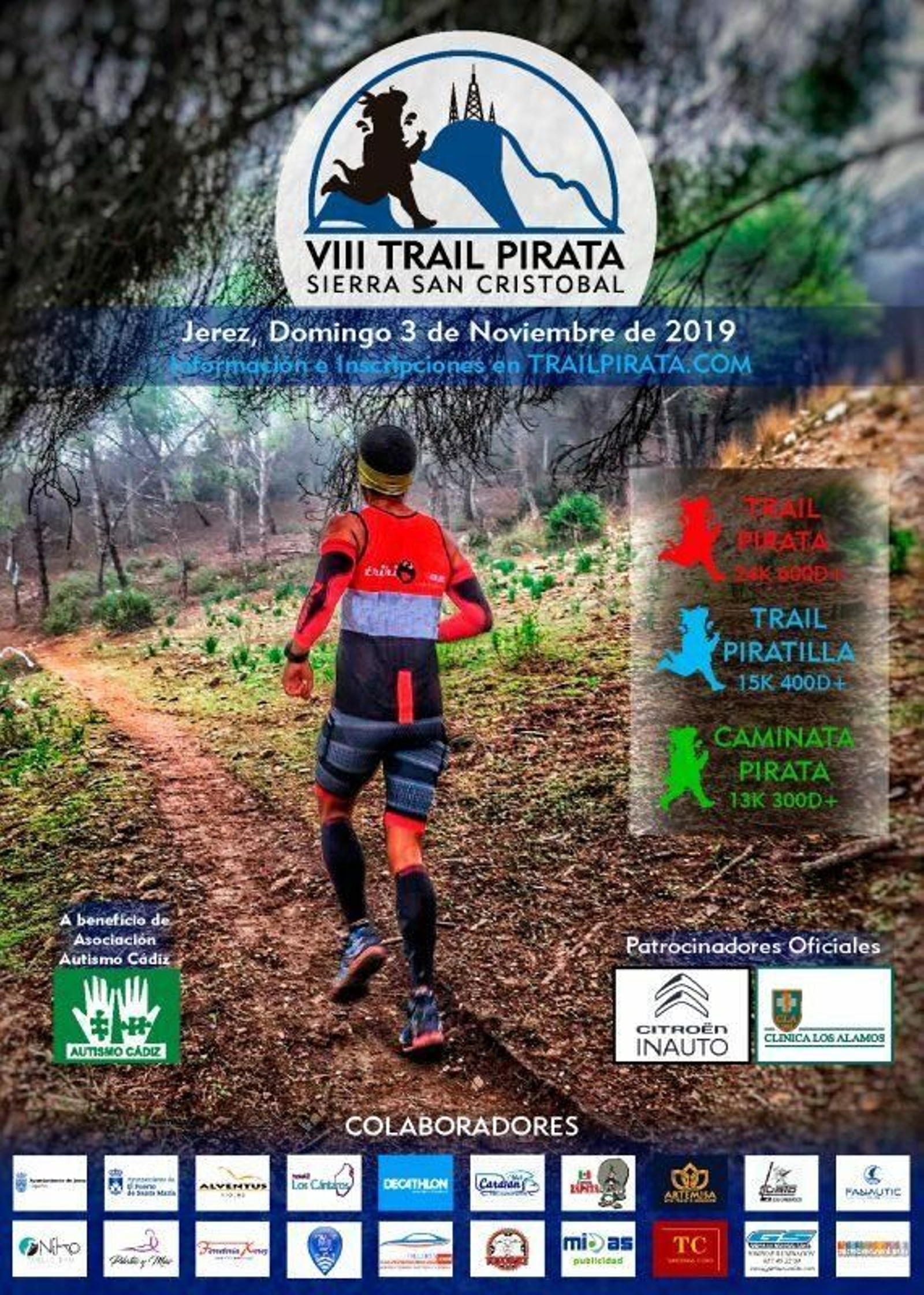 Cartel del octavo Trail Pirata.