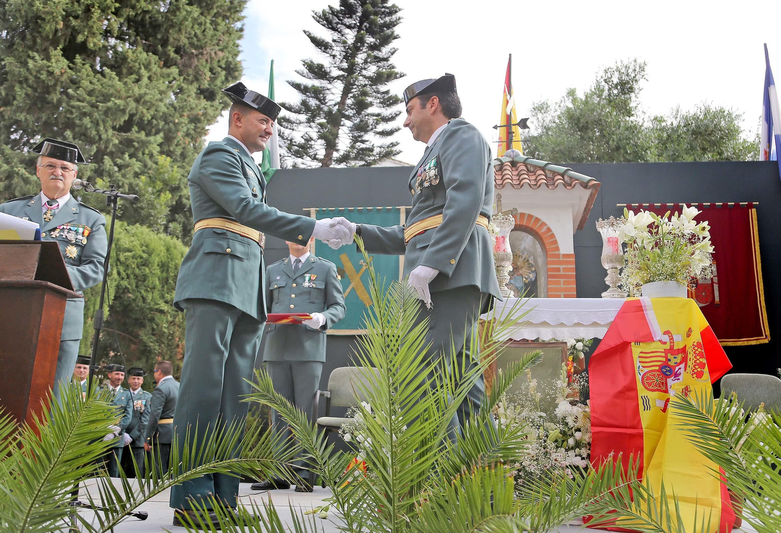 Imágenes del acto de la Guardia Civil