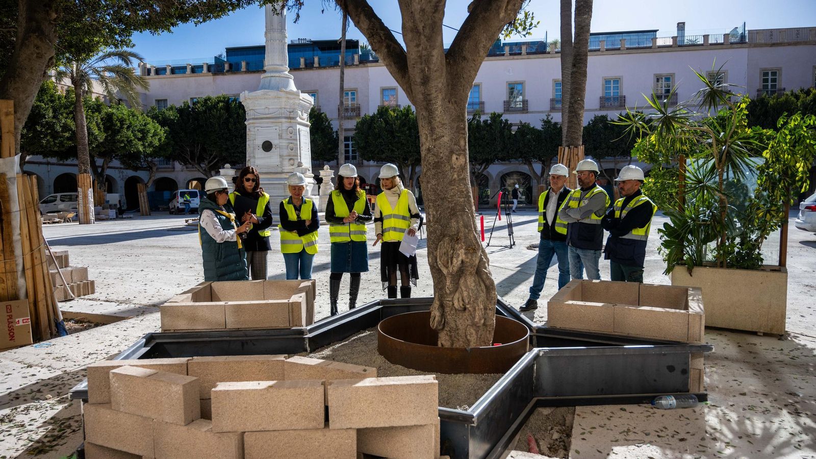 El proyecto avanza también en el ajardinamiento El proyecto avanza también en el ajardinamiento