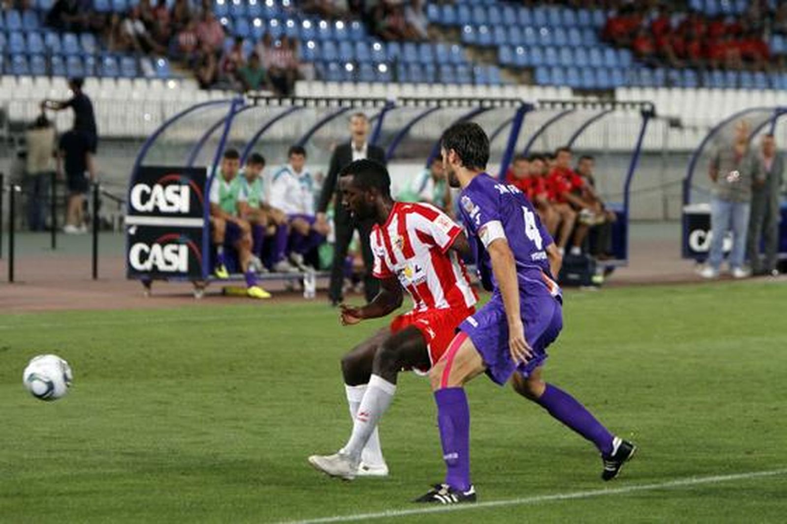 El UD Almería pasa de ronda en la Copa del Rey en un partido aburridísimo.

Foto: Ricardo García