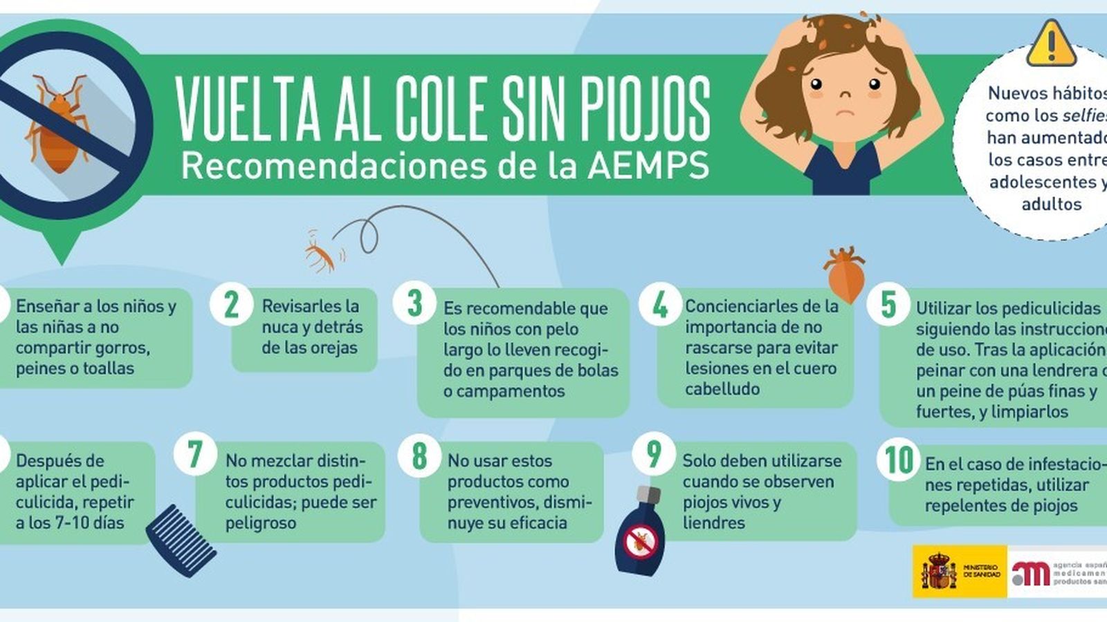 Vuelta al cole sin piojos
