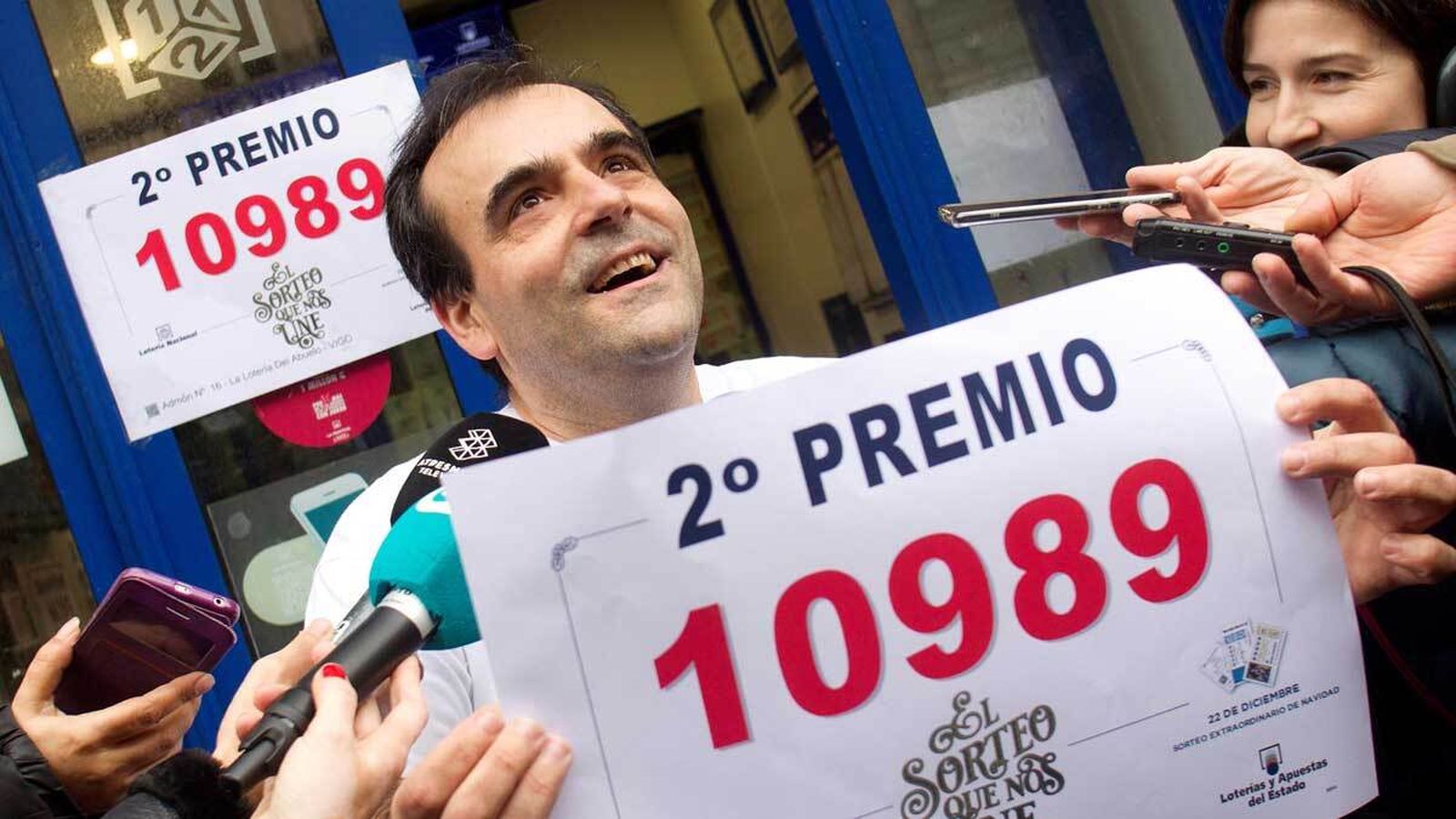 ¿Cuánto dinero recibe el segundo premio de la Lotería de navidad 2020?