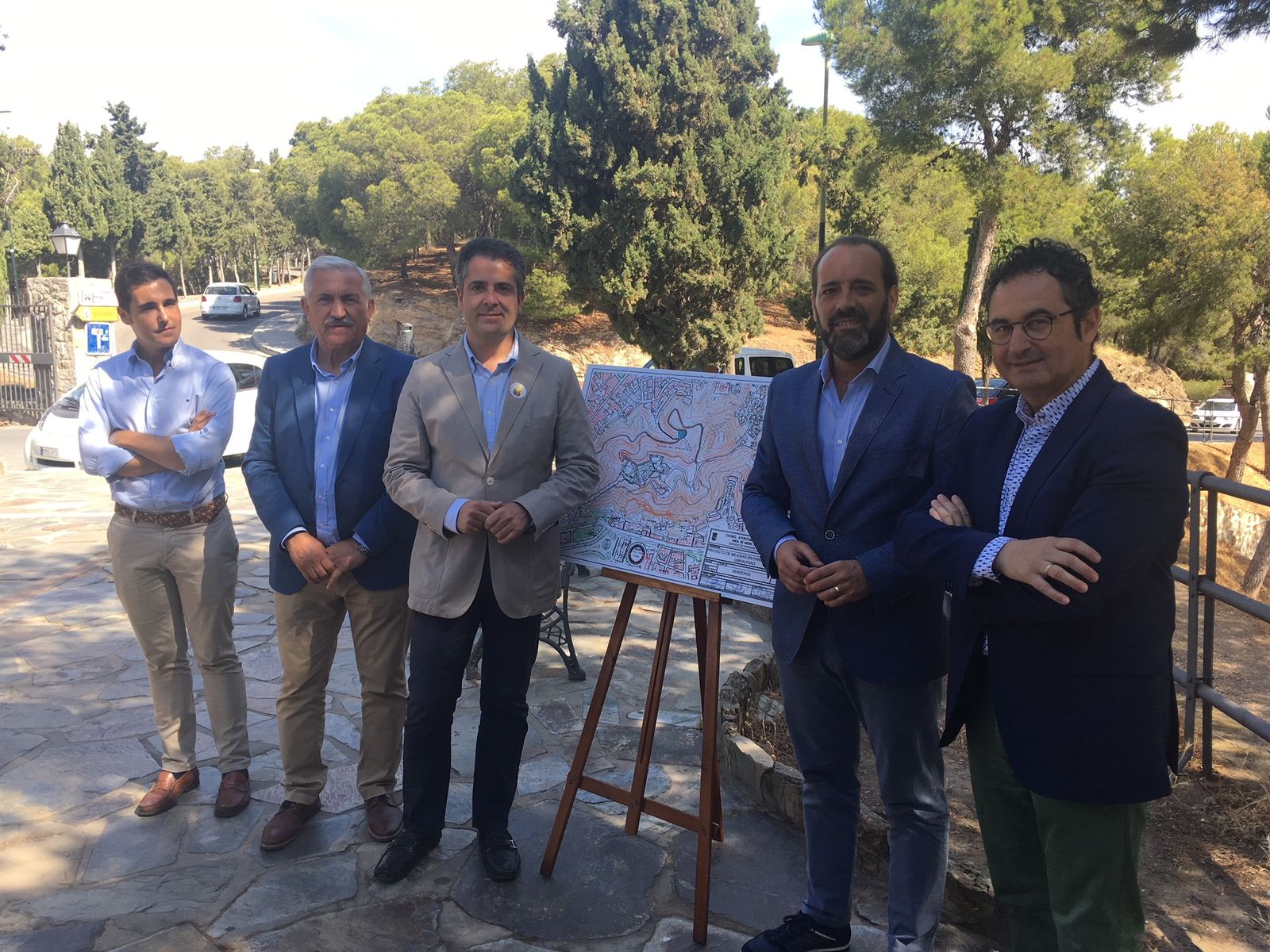 Conde y Cassá, en el centro, en una imagen de archivo.