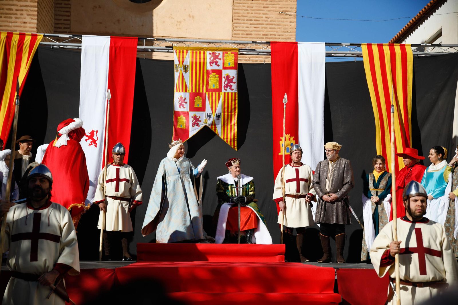 La Recreación de la Pernoctación de los Reyes Católicos en Fiñana, en imágenes