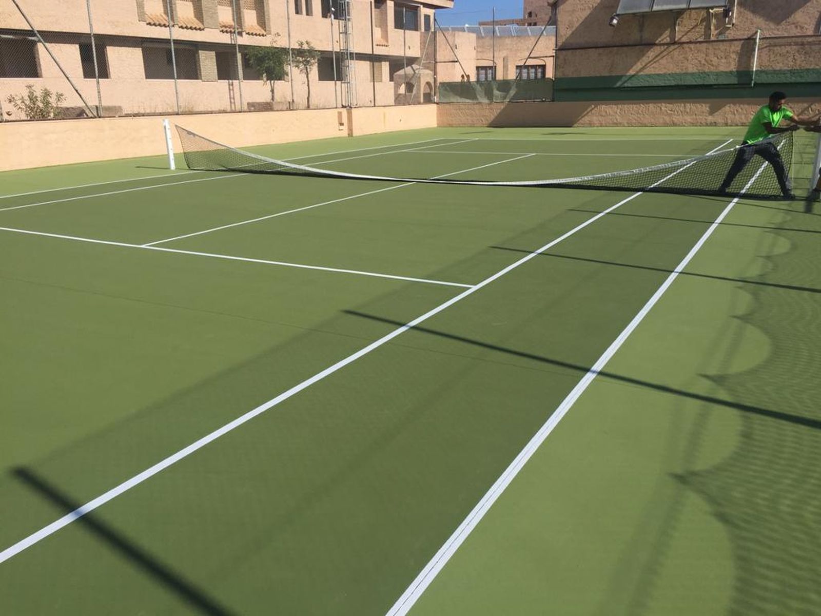 Pista de tenis número 1 de Bahía Sur, en una imagen de archivo.